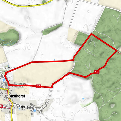 Basthorst Feld und Wald