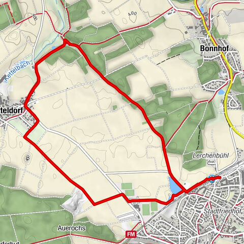 Winterspaziergang bei Heilsbronn