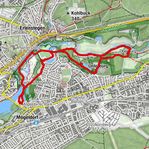 NaturErlebnisPfad im Naturschutzgebiet Pegnitztal Ost