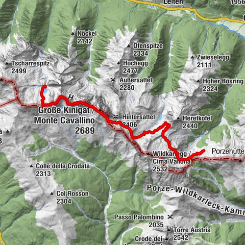 Karnischer Höhenweg – Etappe 2: Obstansersee Hütte – Porzehütte