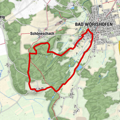 Wanderung durch die Wälder südlich Bad Wörishofen