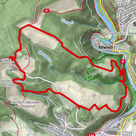 Runde um Schloss Monrepos Neuwied Segendorf