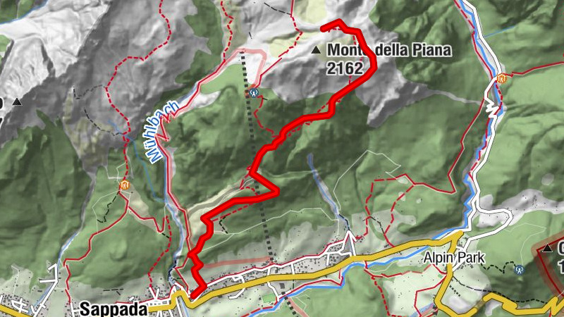 Sentier naturaliste du mont de la Piana - Sappada