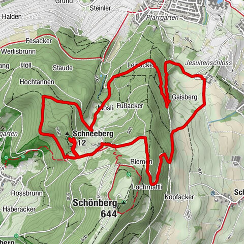 Leichte Schönbergrunde