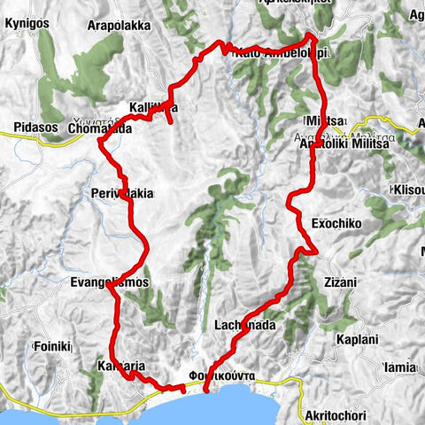 Aussichtsreiche Tour duch die Olivenhaine