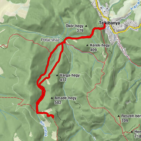 Amadé nádor vára, Telkibánya