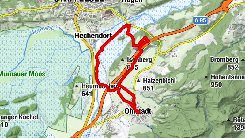 Randonnée - sentier circulaire Pömetsried