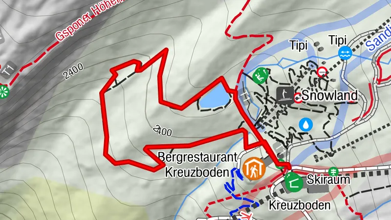 Parcours bien-être et yoga Kreuzboden