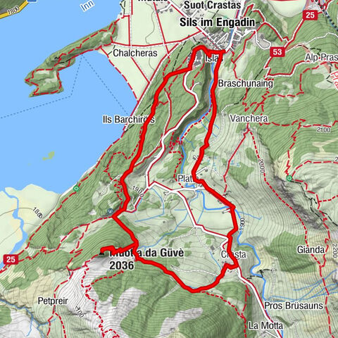 Parcours circulaire Val Fex (Muotta da Güvè)