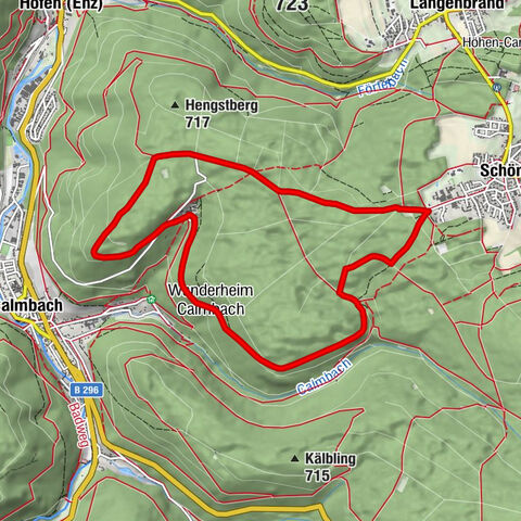 Sentier de randonnée climatique curatif n° 6 Schömberg