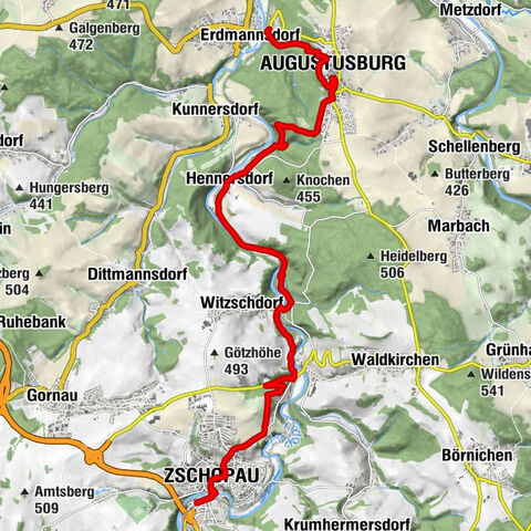 L'histoire de la moto dans la vallée de la Zschopau entre Zschopau et Augustusburg