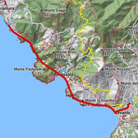 SP_21 Piste cyclo-piétonne Levanto – Bonassola – Framura