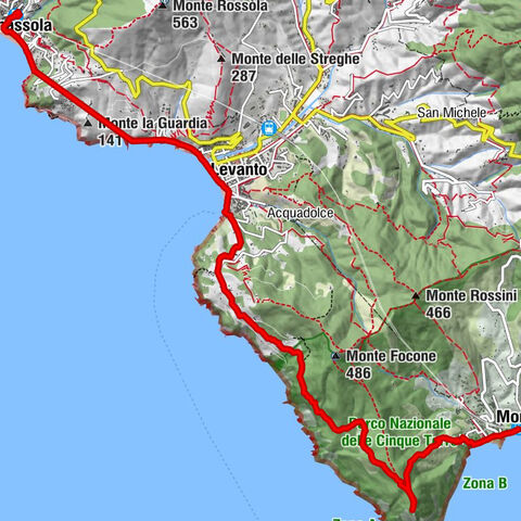 Bonassola-Levanto-Monterosso