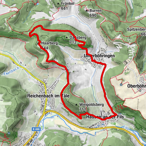 Löwenpfad "Wasserberg-Runde" - panorama pur et paysages typiques de l'Alb