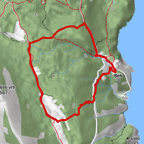 Dinarisches Gebirge: Cres, Beli Rundtour