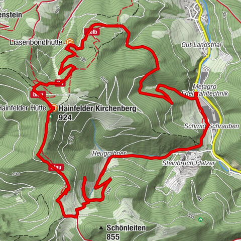 Hainfelder Hütte: Schöner Rundkurs abseits der Massen