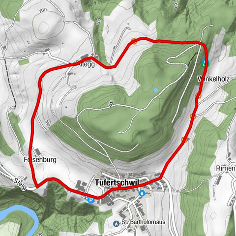 Randonnée sur le parcours des moulinets à Tufertschwil dans le Toggenburg