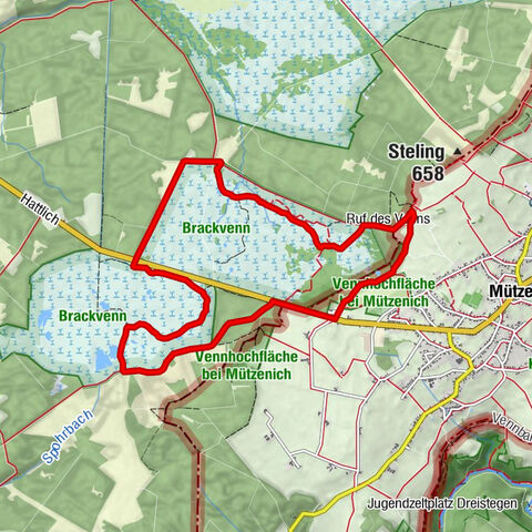 Vom Mützenicher Venn Ins Brackvenn