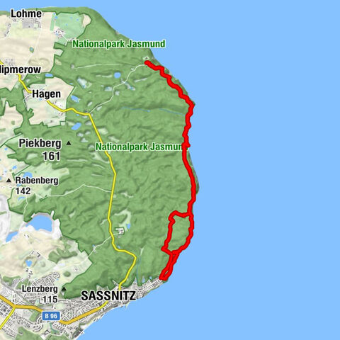 Von Sassnitz zum Königsstuhl