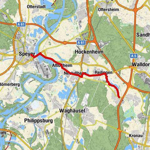 Jakobsweg Sankt-Leon Rot - Speyer