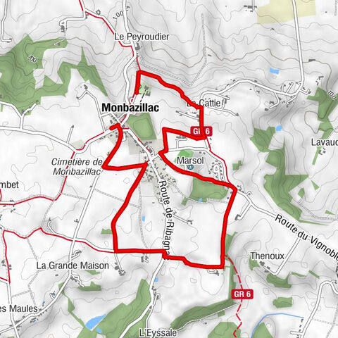 Durch die Weingärten von Monbazillac