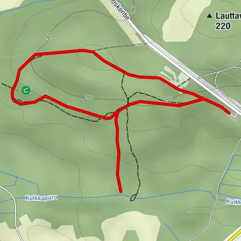 Sentier nature de Lauttavaara 2,5 km, Lentua