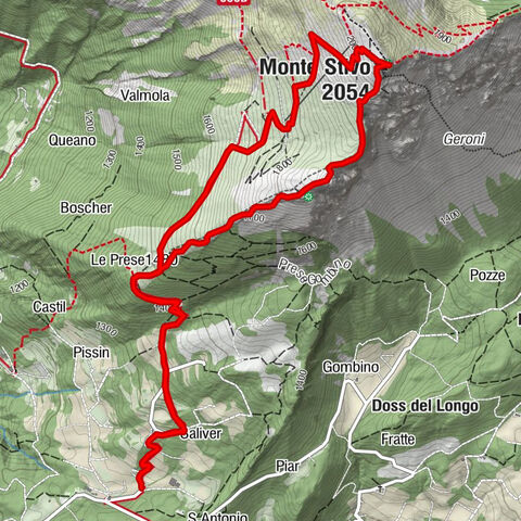 Raquettes sur Monte Stivo