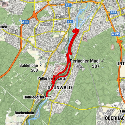 Die Isar entlang