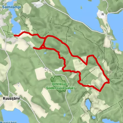 Pesävaara Trail, Kinttupolut de Liperi