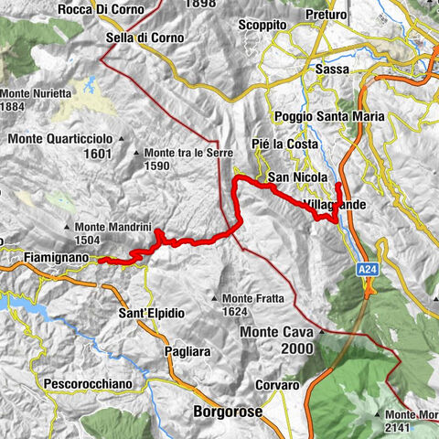 Erzengel Michael Weg, Etappe 4: Fiamignano - Villagrande di Tornimparte