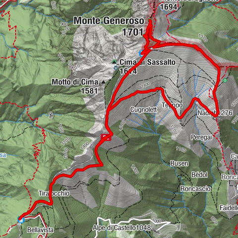 Sentiero del Monte Generoso (SuisseMobile 635)