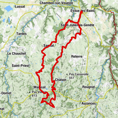 Circuit VTT n°10 - Évaux-les-Bains