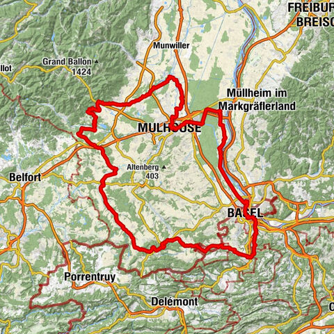 Tour d'Alsace à Vélo Sud