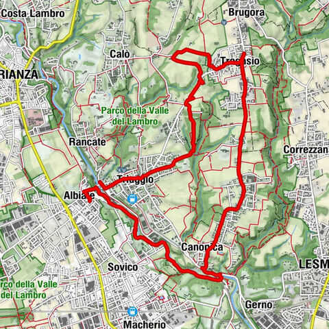 Albiate-Tregasio-Canonica-Albiate