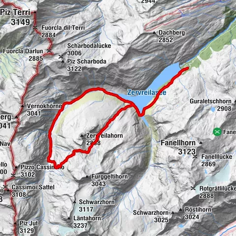 Trailrun - Contour du Zerfreilahorn