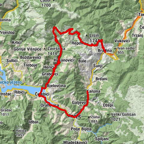 Bradina,Stojakovici,Jablanicko jezero,Konjic
