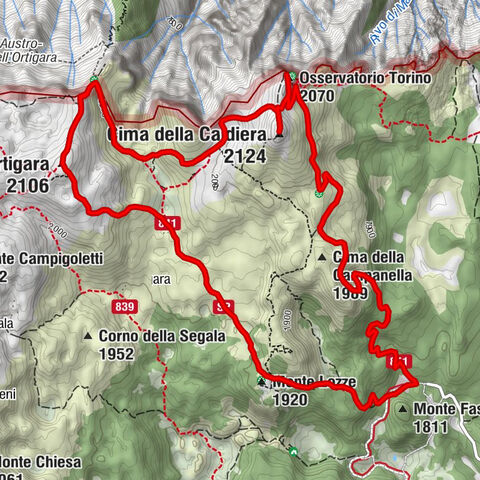 Asiago - Monte Lozze - Monte Ortigara - Cima della Caldiera