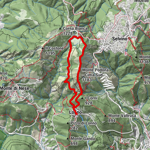 Alba - Anticima monte Podona - Monte Podona - Merelli