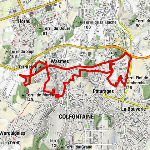 Colfontaine - Terril N° 6 - Terril Fief de Lamberchies - Terril