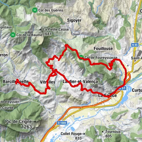 Foureyssasse (VTT n°1 noir)