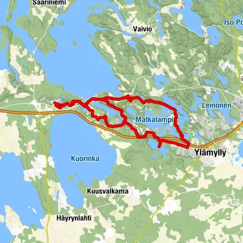 Sentiers Kinttupolut de Liperi (les sentiers les plus faciles depuis Kaprakka)