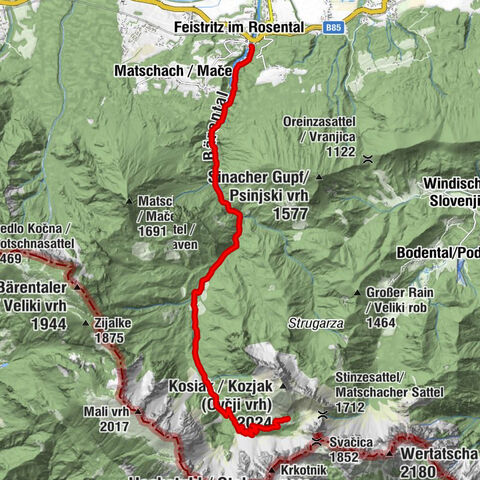 MTB-Tour zur Klagenfurter Hütte