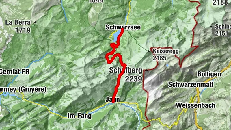 Etape 20 du sentier panoramique alpin (SuisseMobile 3)