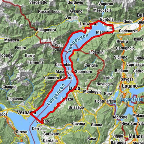 Demi-tour du lac Majeur