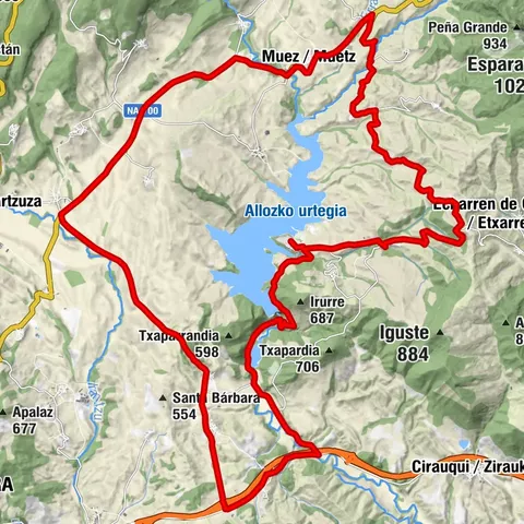 Vuelta a Alloz - Camping Aritzaleku Parcours 1