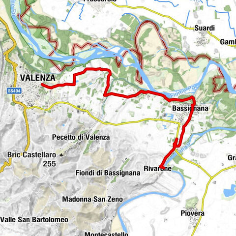 Sentiero Valenza-Bassignana-Rivarone - Sentiero 615 in camminata