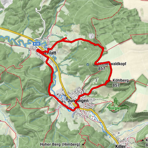 Parcours Kirchenköpfle à Hechingen
