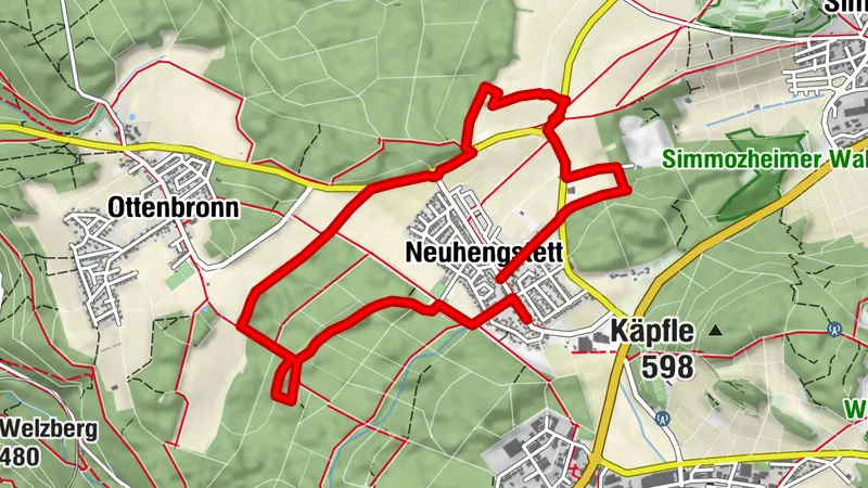 Rundwanderweg Neuhengstett