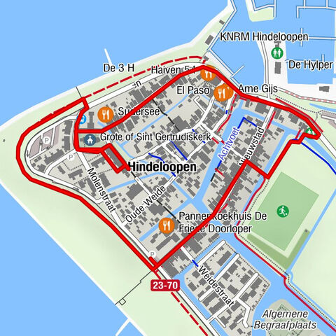 parcours 11fountains : Hindeloopen