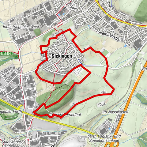 Parcours Fichtenwald à Hechingen